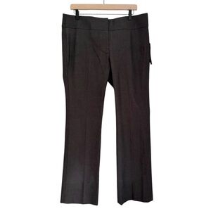 NWT Ann Taylor Loft Women’s Marisa Boot Cut Dress Pants Dark Grey Size 12